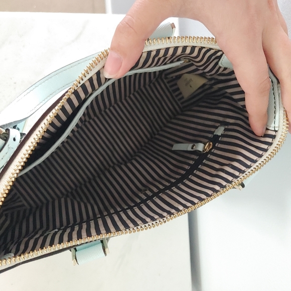 KATE SPADE Cameron Street Small Lucie Leather Shoulder Bag island waters - Picture 13 of 16